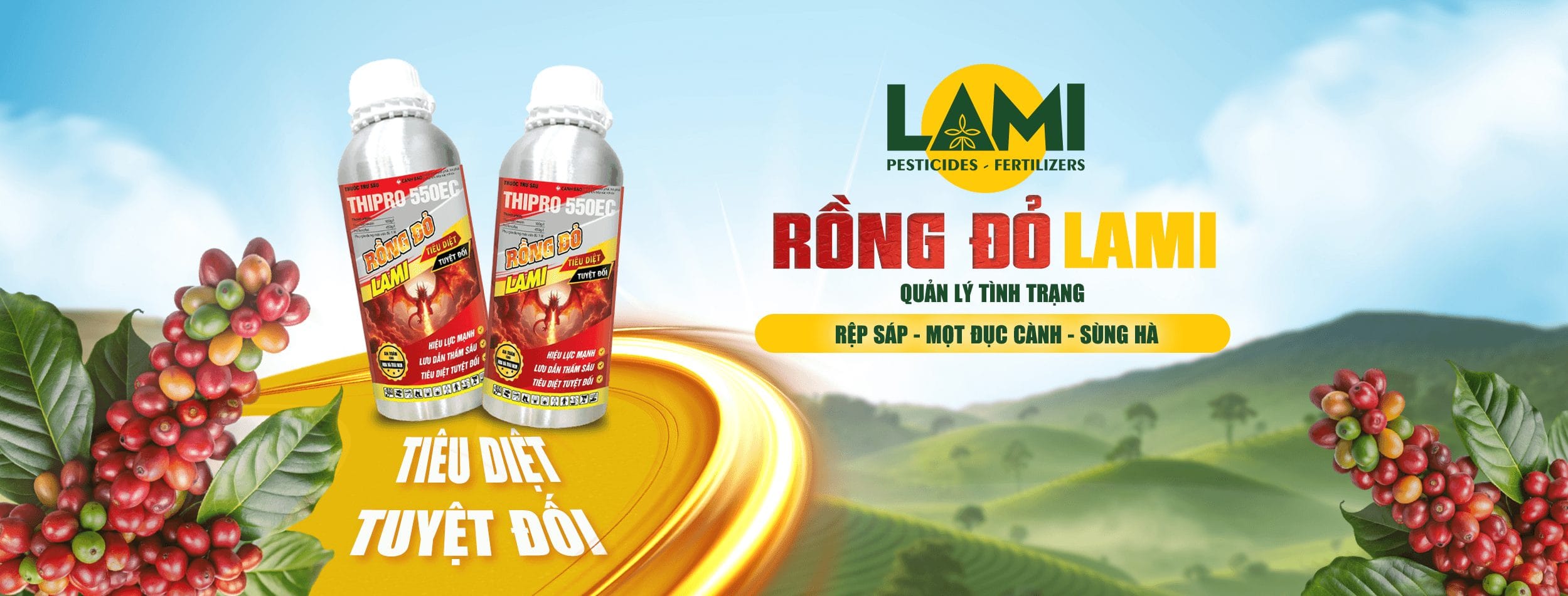 Nông nghiệp LAMI có sản phẩm Rồng đỏ trị rệp sáp